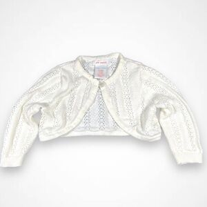 4/$20 Joe Fresh White Cropped Sweater